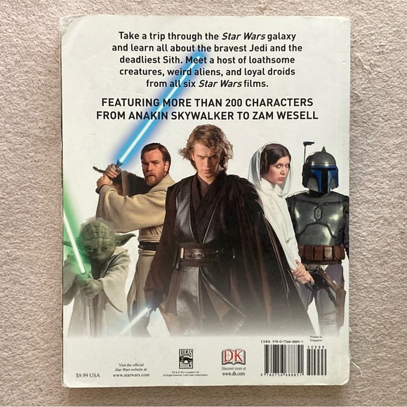 Star Wars Character Encyclopedia Paperback Book-2011-Heroes, Villains, & More! - Picture 2 of 8